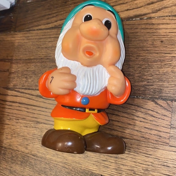 Disney Dwarfs Soft Rubber Set Set/6 Rare! DISNEY PRODUCTIONS - Picture 6 of 10